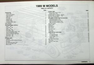 1989 GMC Electrical Wiring Diagram Service Manual Light Duty Truck Safari