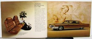 1969 Cadillac Fleetwood Eldorado DeVille Convertible Calais Sales Brochure Orig