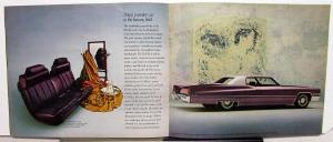 1969 Cadillac Fleetwood Eldorado DeVille Convertible Calais Sales Brochure Orig