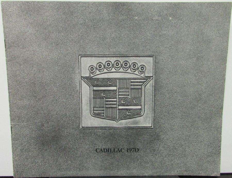 1970 Cadillac Fleetwood Eldorado Deville Calais Sales Brochure Smaller Version