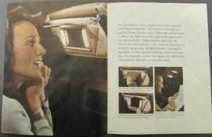 1971 Cadillac Illuminated Vanity Mirror Sales Brochure Folder Original
