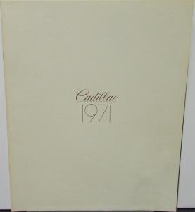 1971 Cadillac Fleetwood Eldorado Deville Calais Sales Brochure Small Version Org