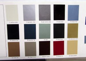 1973 Cadillac Exterior Firemist Color Paint Chips Sales Brochure Folder Original