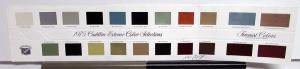 1975 Cadillac Exterior Colors & Firemist Paint Chips Sales Brochure Folder Orig