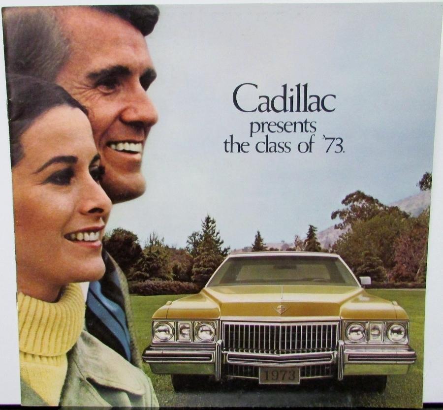1973 Cadillac Fleetwood Brougham 75 Eldorado DeVille Calais Sales Brochure Orig