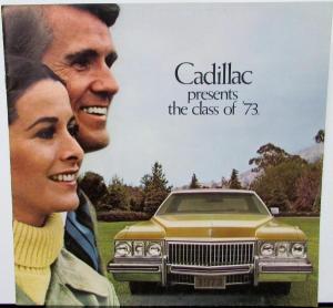 1973 Cadillac Fleetwood Brougham 75 Eldorado DeVille Calais Sales Brochure Orig