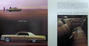 1973 Cadillac Fleetwood Brougham 75 Eldorado DeVille Calais Small Sales Brochure