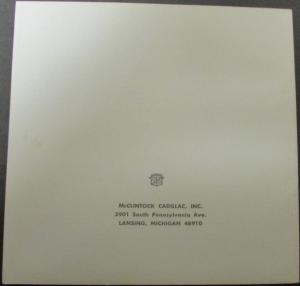1973 Cadillac Fleetwood Brougham 75 Eldorado DeVille Calais Small Sales Brochure