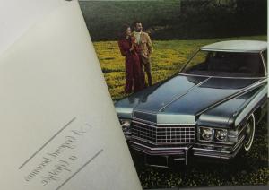 1974 Cadillac Fleetwood 75 Eldorado DeVille Calais Small Sales Brochure Original