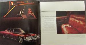 1974 Cadillac Fleetwood 75 Eldorado DeVille Calais Small Sales Brochure Original