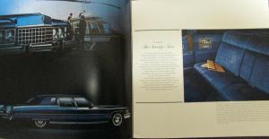 1974 Cadillac Fleetwood 75 Eldorado DeVille Calais Small Sales Brochure Original