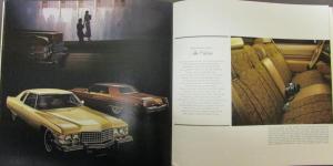 1974 Cadillac Fleetwood 75 Eldorado DeVille Calais Small Sales Brochure Original