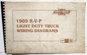 1989 Chevrolet Electrical Wiring Diagram Dealer Service Manual R V P Truck Model