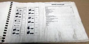 1987 GMC Electrical Wiring Diagram Dealer Service Medium/ HD Truck