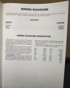 1986 Chevrolet Electrical Wiring Diagram Dealer Manual 10-30 Series Truck