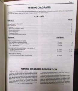 1985 Chevrolet Electrical Wiring Diagram Dealer Manual Medium Duty 40-70 Series