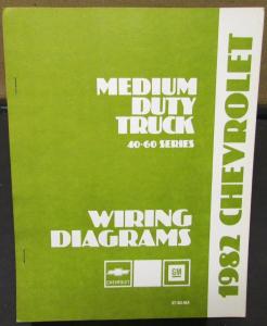 1982 Chevrolet Electrical Wiring Diagram Dealer Manual Medium Duty 40-70 Series
