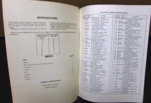 1979 Chevrolet Electrical Wiring Diagram Dealer Manual All Passenger Cars Camaro