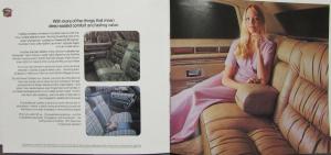 1975 Cadillac Eldorado DeVille Fleetwood Brougham Calais Limo Sales Brochure