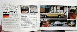 1976 Cadillac Seville Comparison Mercedes Volvo BMW Jaguar & More Sales Brochure