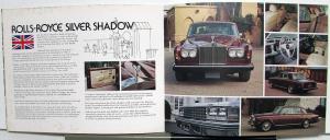 1976 Cadillac Seville Comparison Mercedes Volvo BMW Jaguar & More Sales Brochure