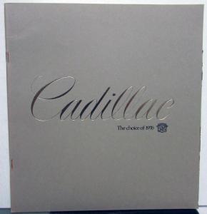1976 Cadillac Fleetwood Eldorado Seville deVille Calais Limo Small Sale Brochure