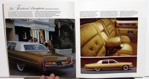 1976 Cadillac Fleetwood Eldorado Seville deVille Calais Limo Small Sale Brochure