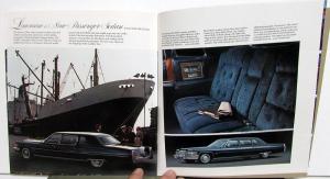 1976 Cadillac Fleetwood Eldorado Seville deVille Calais Limo Small Sale Brochure