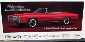 1976 Cadillac Eldorado Convertible Post Card Original Color