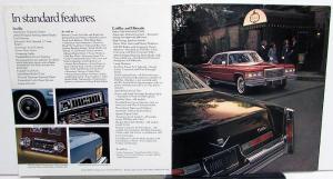 1976 Cadillac Luxury deVille Seville Calais Eldorado Fleetwood Sales Brochure