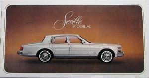 1977 Cadillac Seville Specs Chassis Frame Maintenance Sales Brochure Original