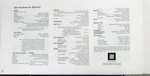 1977 Cadillac Eldorado Custom Biarritz Performance Specs Sales Brochure Original