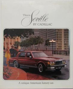 1977 Cadillac Seville Color Sales Brochure Folder Original