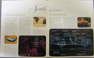 1977 Cadillac Seville Color Sales Brochure Folder Original