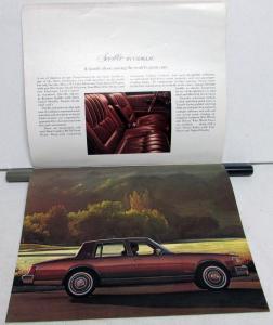 1978 Cadillac Fleetwood deVille Eldorado Biarritz Seville Sales Brochure Orig
