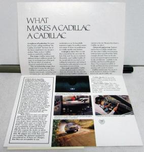 1979 Cadillac Fleetwood deVille Eldorado Seville Color Sales Brochure Original