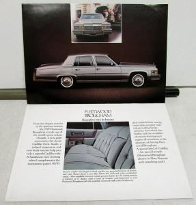 1979 Cadillac Fleetwood deVille Eldorado Seville Color Sales Brochure Original