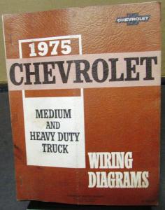 1975 Chevrolet Electrical Wiring Diagram Dealer Manual Medium & H/D Trucks
