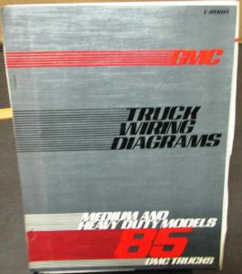 1985 GMC Electrical Wiring Diagram Dealer Manual Medium Heavy Duty Trucks