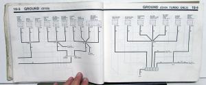 1991 Mercury Capri Electrical and Vacuum Trouble Shooting Shop Manual