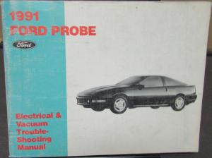 1991 Ford Probe Electrical & Vacuum Trouble Shooting Shop Manual