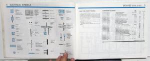 1985 Ford Dealer Electrical & Vacuum Diagram Service Manual Bronco II Ranger