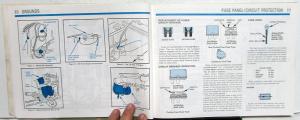 1985 Ford Dealer Electrical & Vacuum Diagram Service Manual Bronco II Ranger