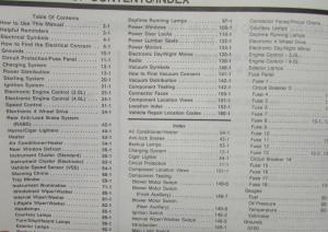 1991 Ford Aerostar Van Electrical & Vacuum Trouble Shooting Shop Service Manual