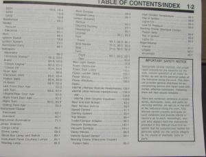 1991 Ford Aerostar Van Electrical & Vacuum Trouble Shooting Shop Service Manual