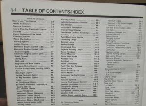 1991 Ford Thunderbird Mercury Cougar Electrical & Vacuum Shop Service Manual