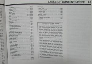 1991 Ford Escort Mercury Tracer Electrical & Vacuum Trouble Shop Service Manual
