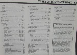 1992 Ford Aerostar Van Electrical & Vacuum Trouble Shooting Shop Service Manual