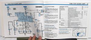 1985 Lincoln Dealer Electrical & Vacuum Diagram Manual Continental Mark VII