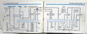1986 Ford Dealer Electrical & Vacuum Diagram Service Manual Econoline Van